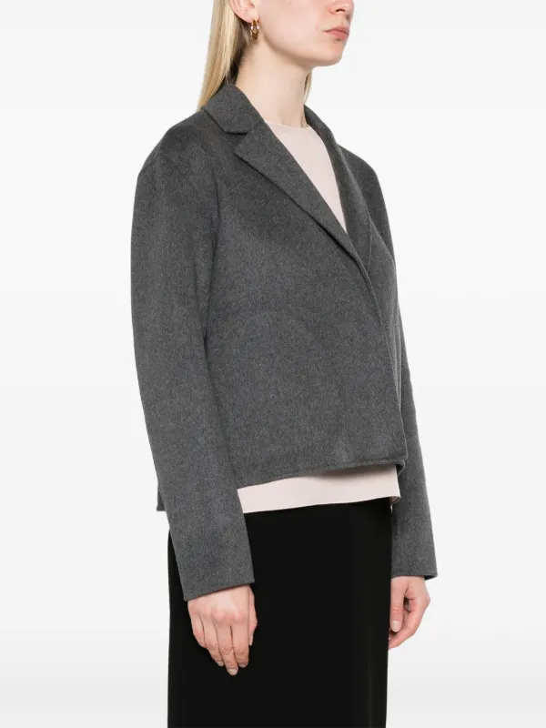 Theory Cropped Jacket | Grey | FARFETCH