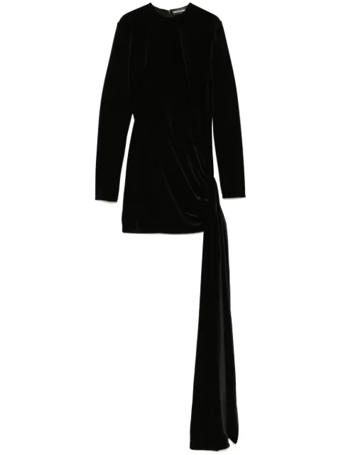 David Koma velvet mini dress