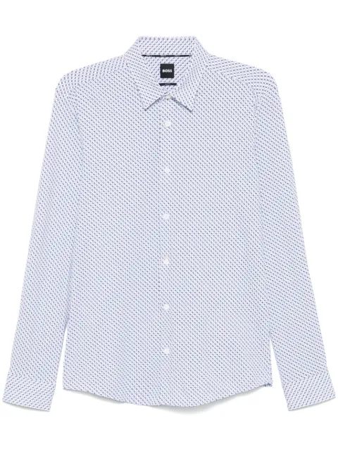 BOSS stretch-jersey shirt