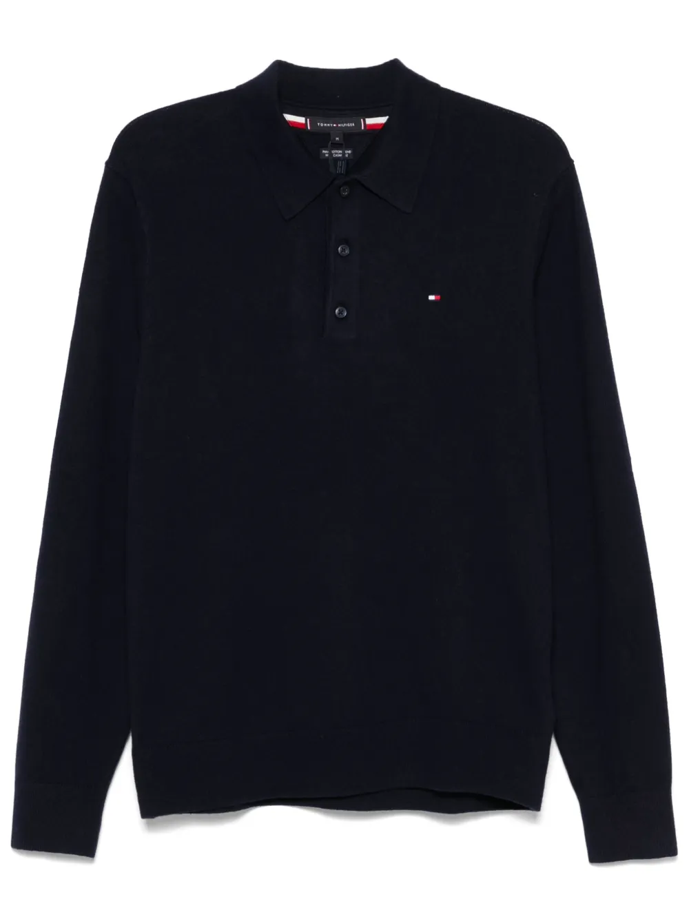 Tommy Hilfiger Logo-embroidered Polo Shirt In Blue