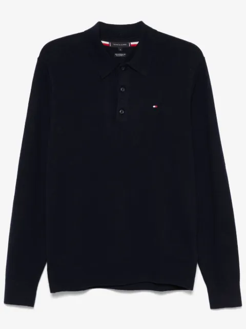 Tommy Hilfiger playera tipo polo con logo bordado