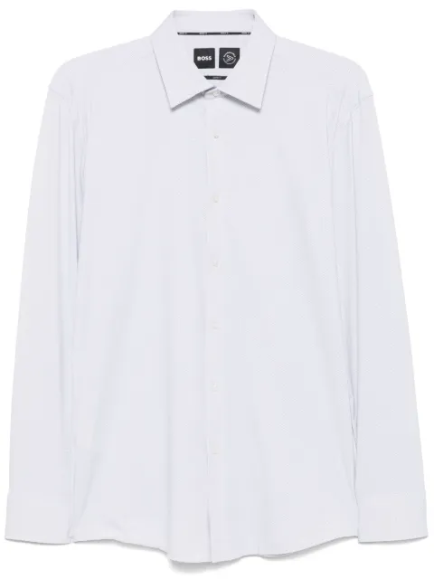 BOSS stretch-jersey shirt
