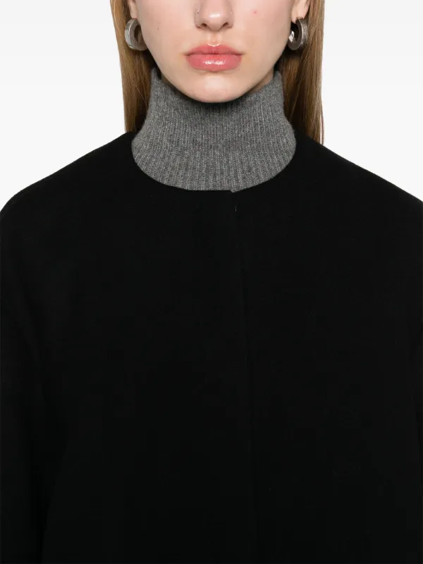Theory Melton Cape | Black | FARFETCH