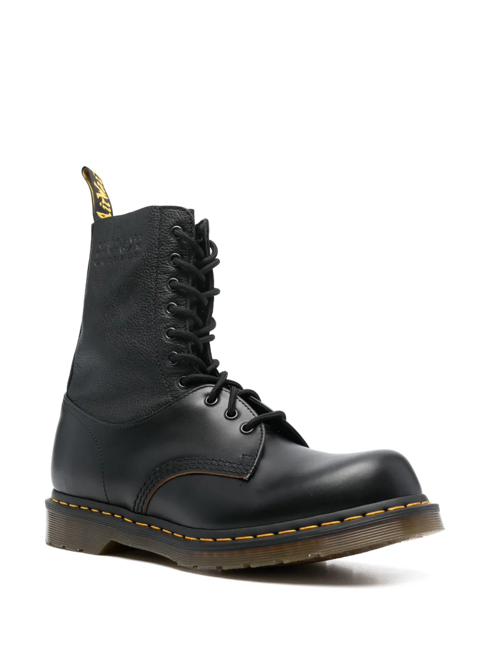 Mm6 Maison Margiela X Dr. Martens Man Ankle Boots Black Size 8 Leather In Black
