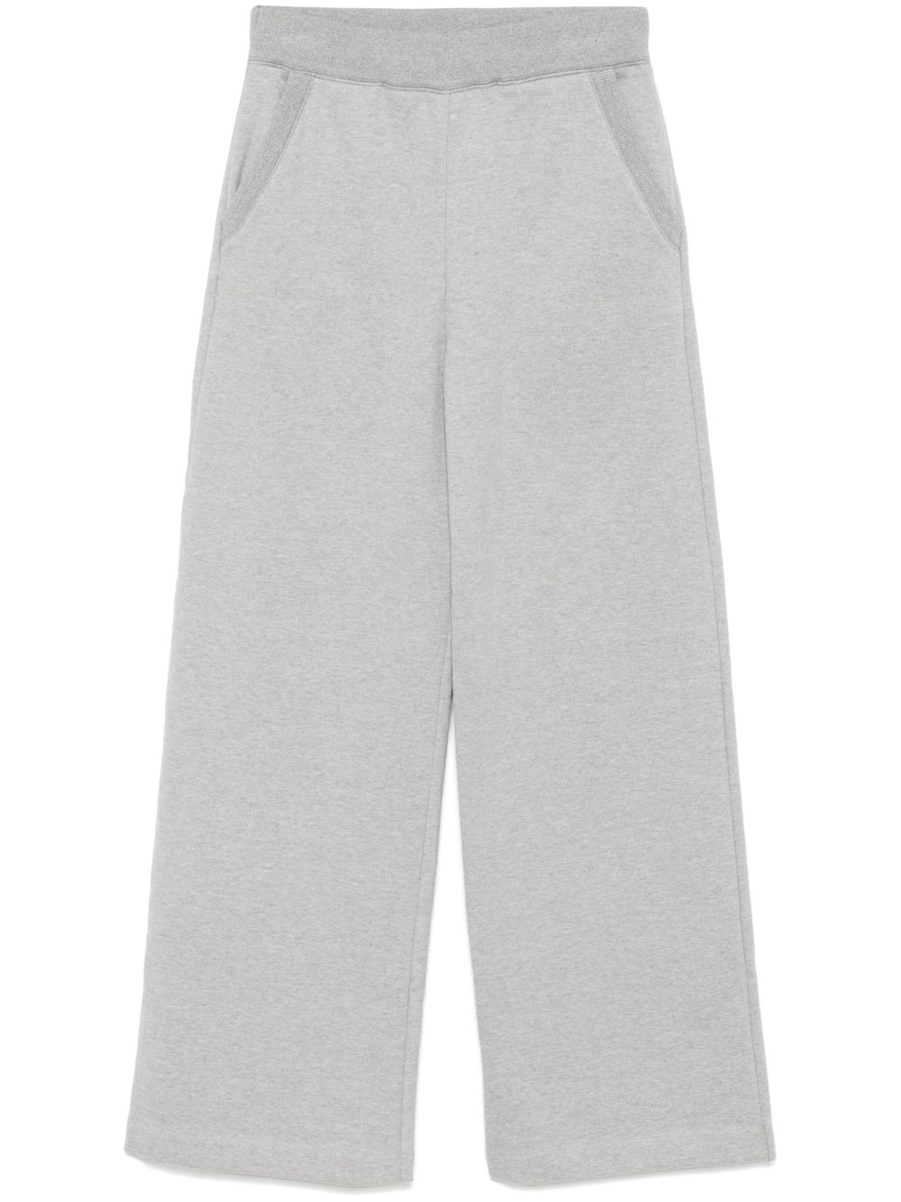 Miu Miu logo-patch trousers Women