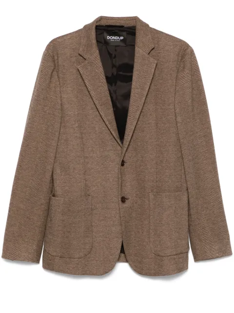 DONDUP blazer con estampado pied de poule