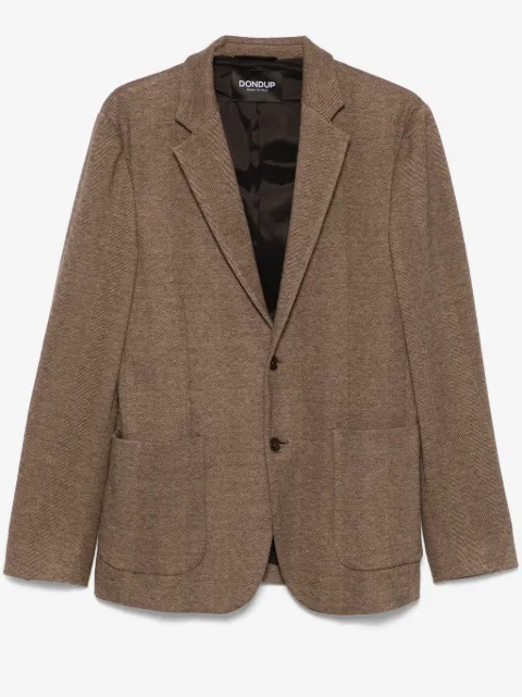 DONDUP blazer con estampado pied de poule