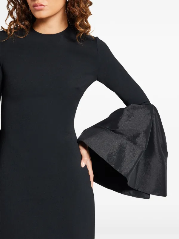 関税込【SOLACE LONDON】The Suri Maxi Dress in Black The Suri Maxi Dress in Black – Solace London