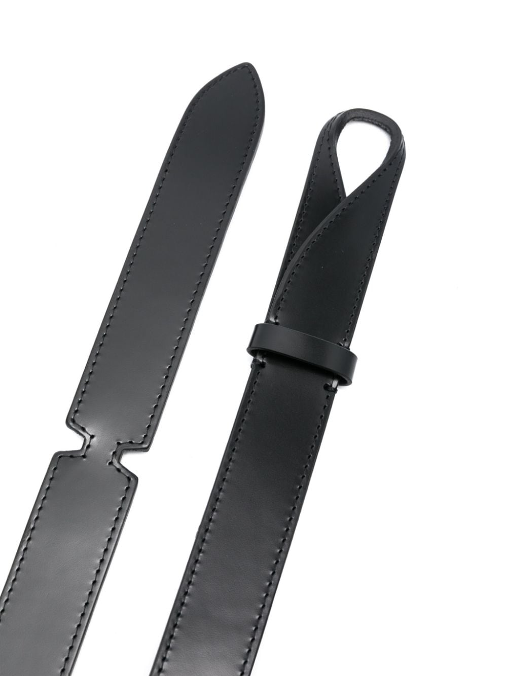 Orciani leather belt - Zwart