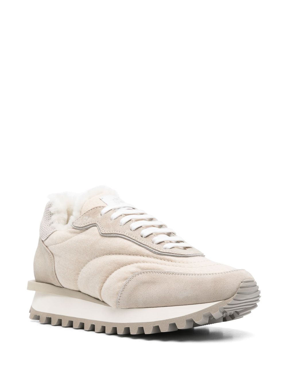 Eleventy Suède sneakers - Beige