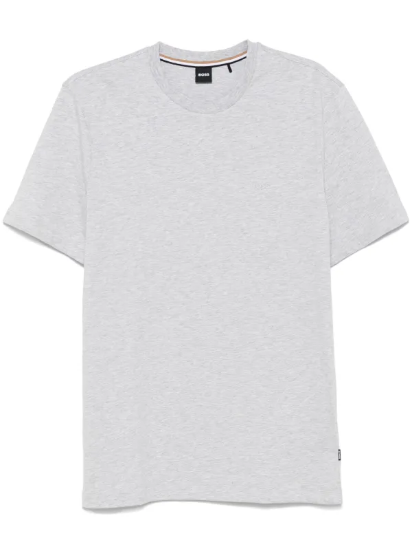 BOSS logo-print T-shirt Grey FARFETCH ID