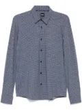 BOSS stretch-jersey shirt - Blue
