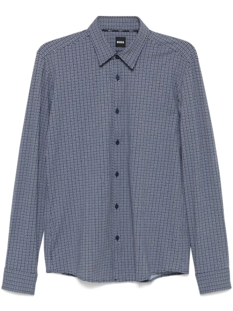 BOSS stretch-jersey shirt