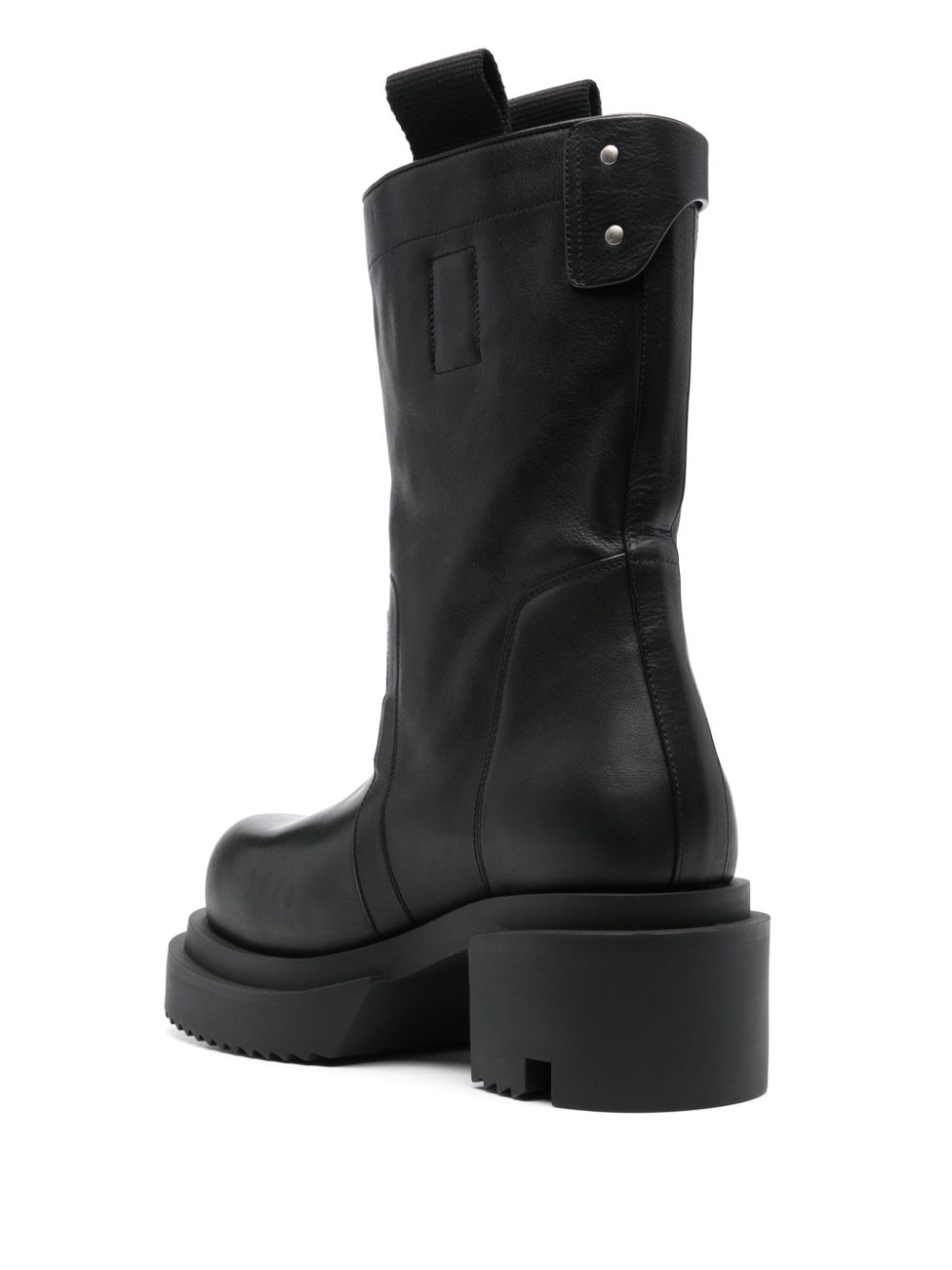 Rick Owens 80 mm Bogun laarzen Zwart