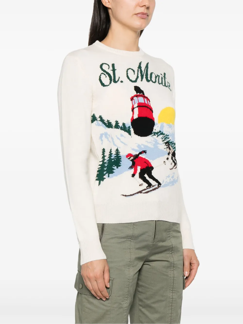 Mc2 Saint Barth X St. Moritz New Queen Sweater In Neutrals