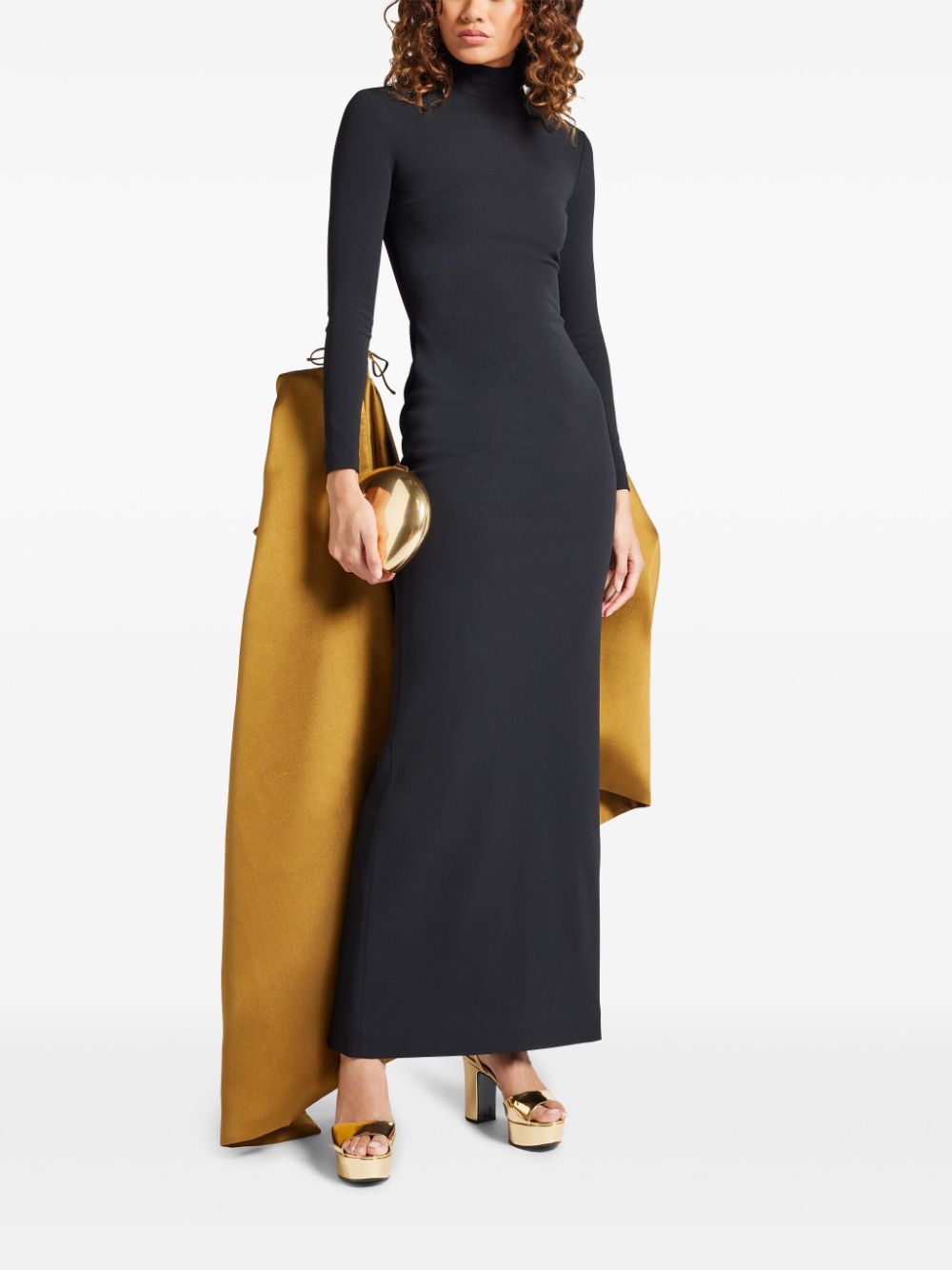 Solace London Lyana maxi dress - Zwart