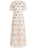 Needle & Thread Daisy dress - Pink