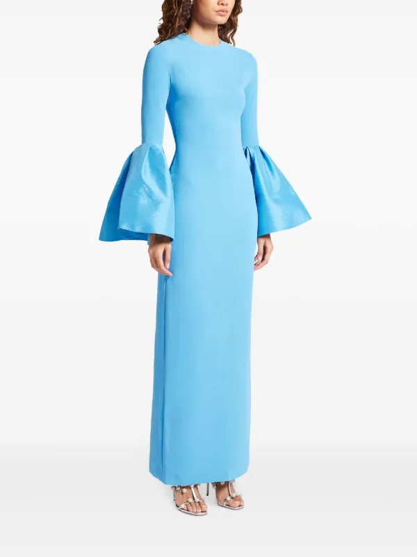 ワンピース SOLACE LONDON Woman Dress Blue OS36025 IRISBLUE The Naomi Maxi Dress in Iris Blue – Solace London