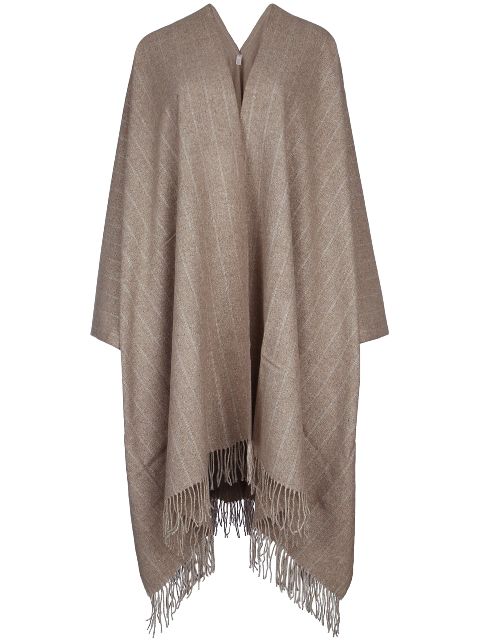 Brunello Cucinelli striped cape Women