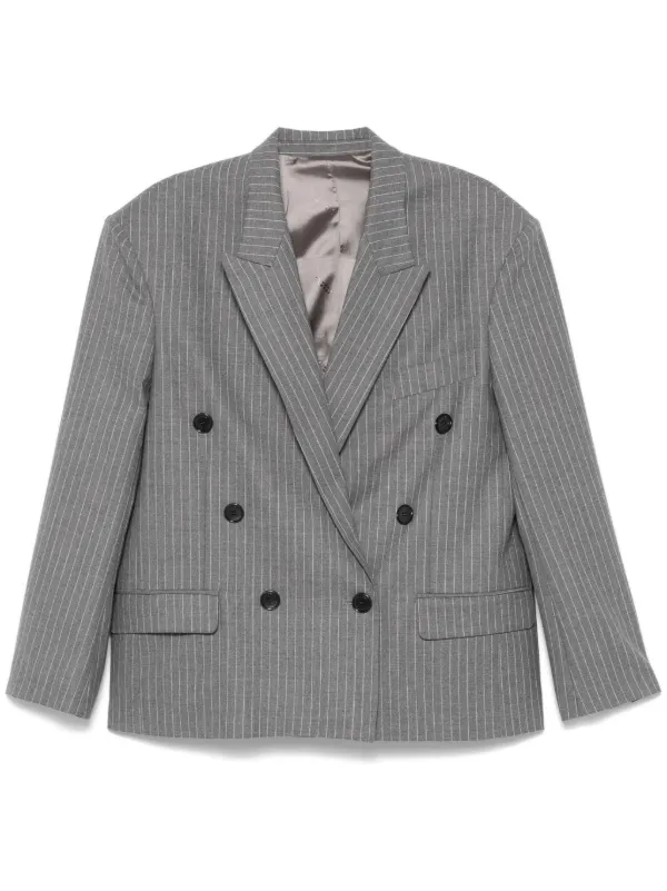 Isabel Marant Klero Blazer in Grey