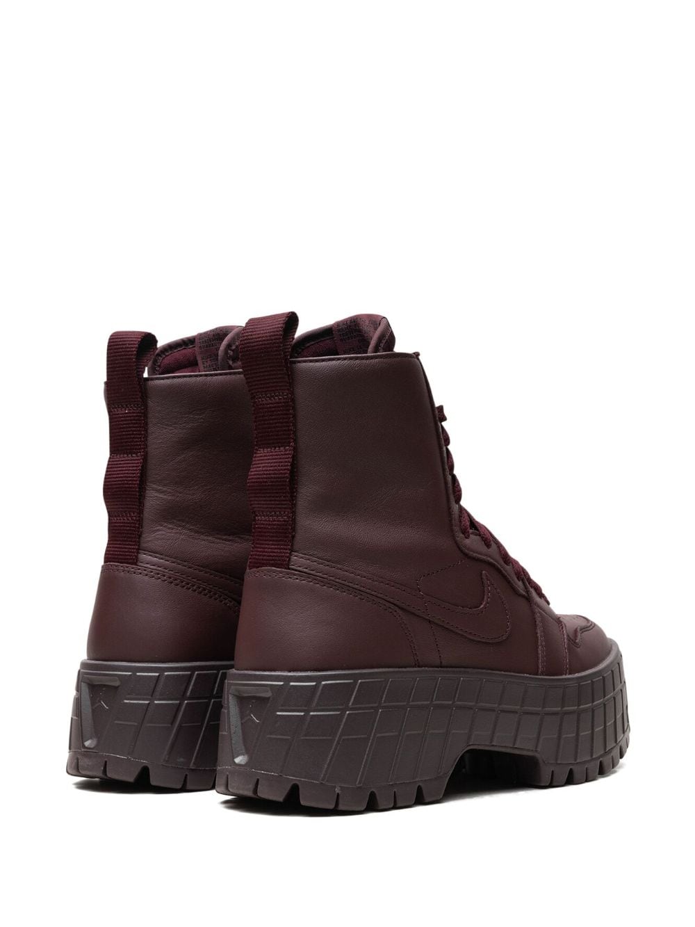 JORDAN AIR JORDAN 1 BROOKLYN "BURGUNDY CRUSH" BOOTS 