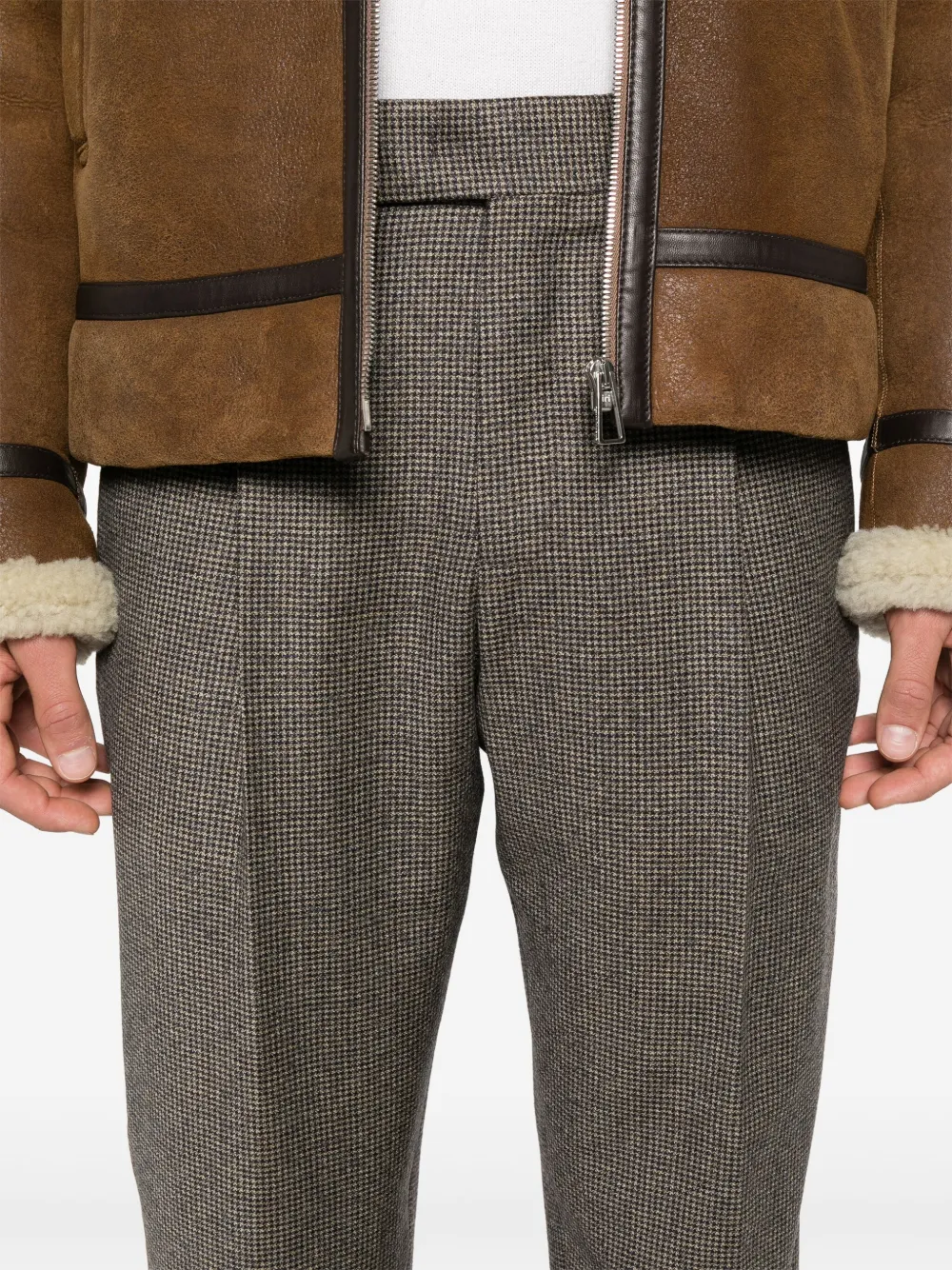 Shop Pt Torino Edge Chinos In Brown