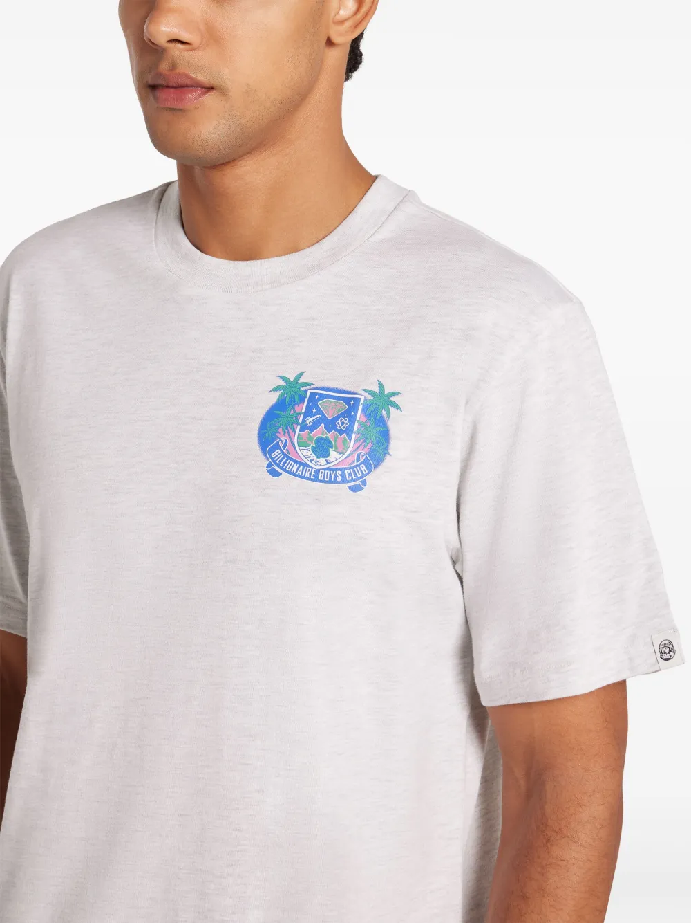 Billionaire Boys Club Tropical Crest T-shirt Grijs