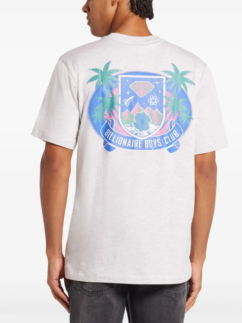 Billionaire Boys Club Tropical Crest T-shirt Grijs