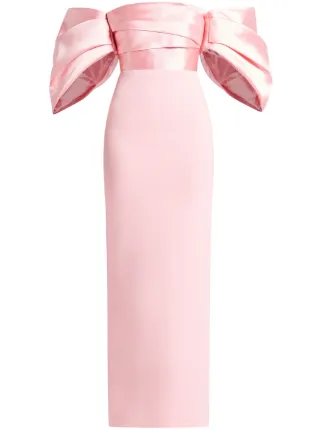 ワンピース Solace London ARLA MAXI DRESS The Arla Maxi Dress in Soft Pink – Solace London