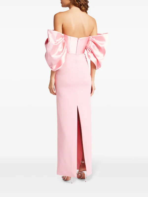 Solace London Arla Maxi Dress | Pink | FARFETCH BH