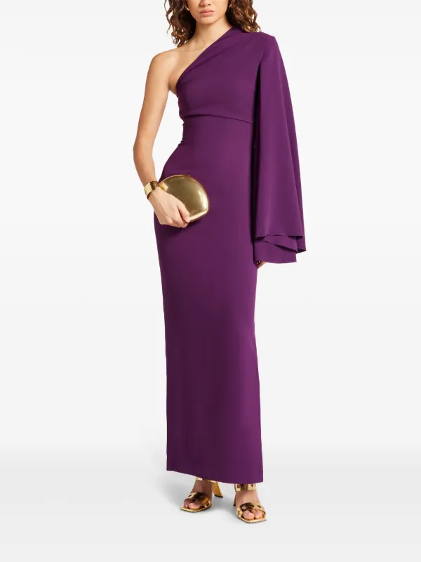 Solace London Elisa Maxi Dress | Purple | FARFETCH