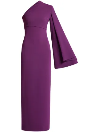 Solace London Elisa Maxi Dress | Purple | FARFETCH