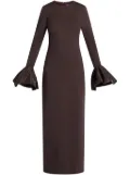 STAUD Hawthorne maxi dress - Brown