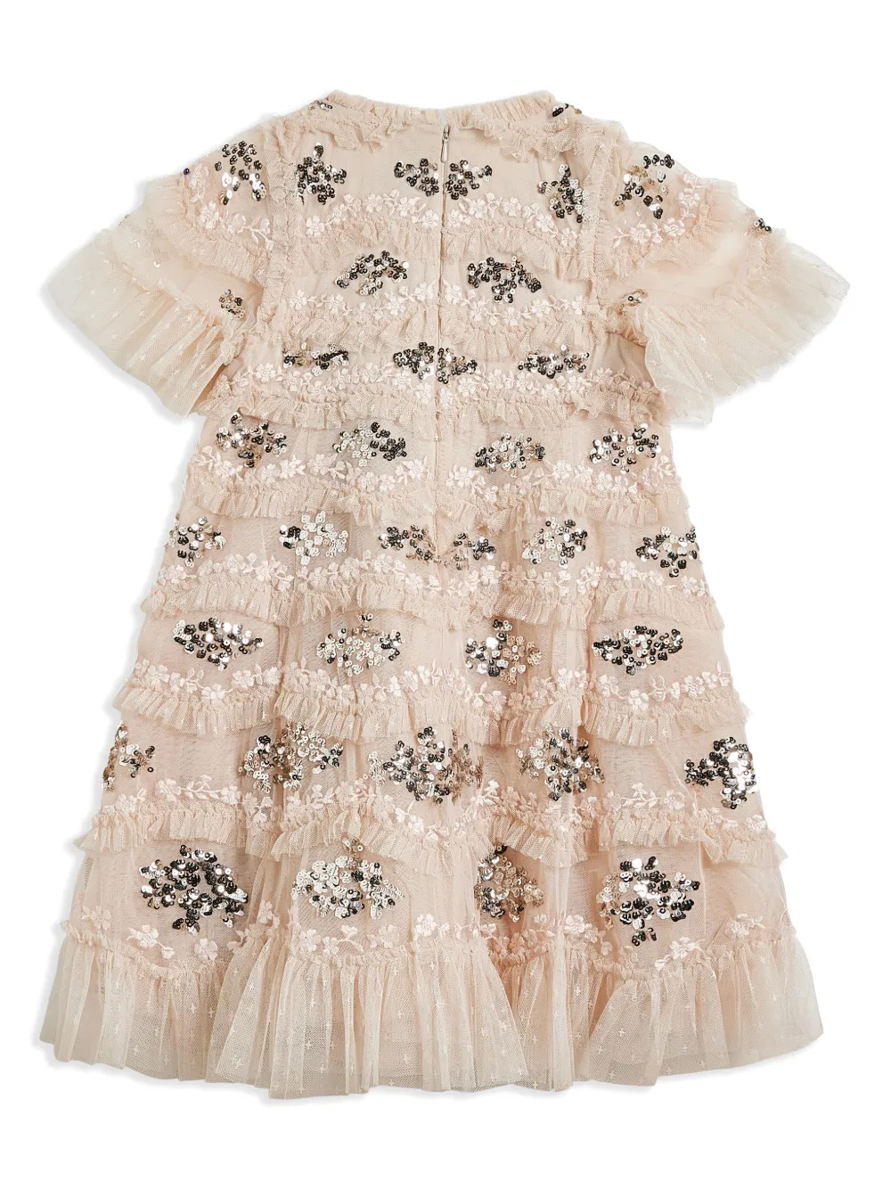 needle&threadkids NEEDLE & THREAD KIDS Daisy Wave jurk - Beige