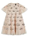NEEDLE & THREAD KIDS Daisy Wave dress - Neutrals