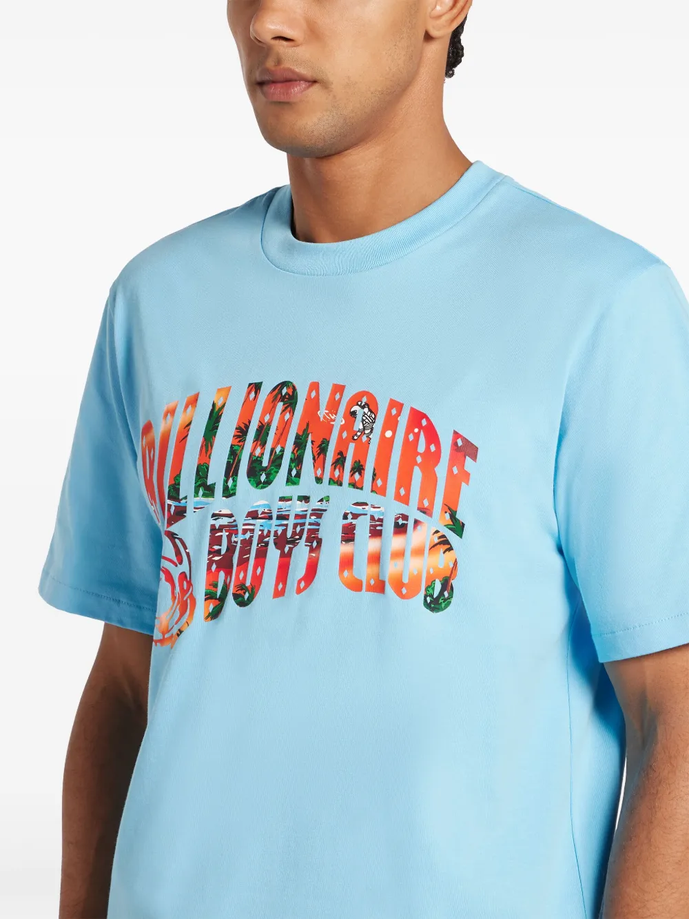 Billionaire Boys Club Tropical Island Fill Arch Logo T-shirt Blauw