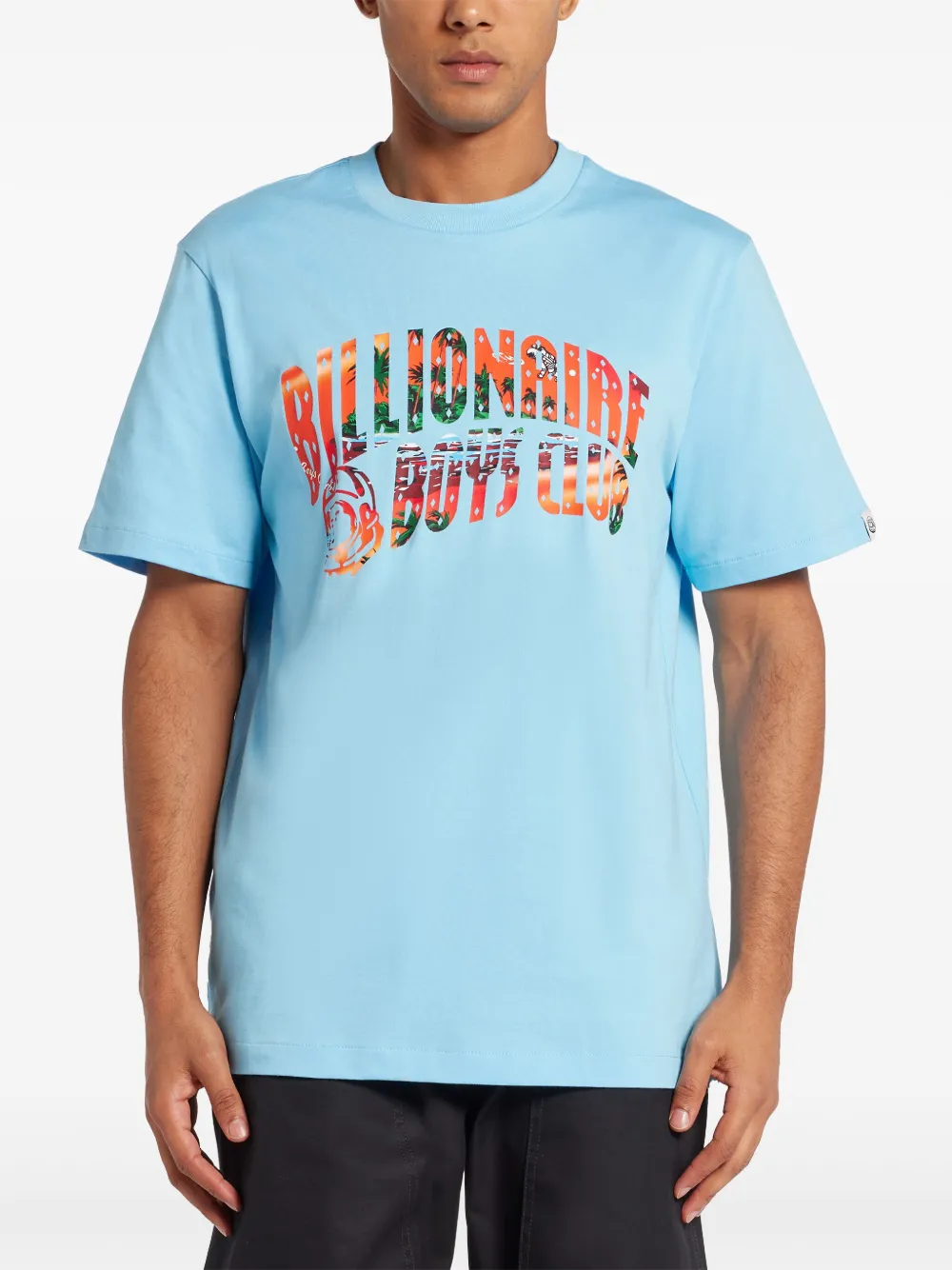 Billionaire Boys Club Tropical Island Fill Arch Logo T-shirt Blauw