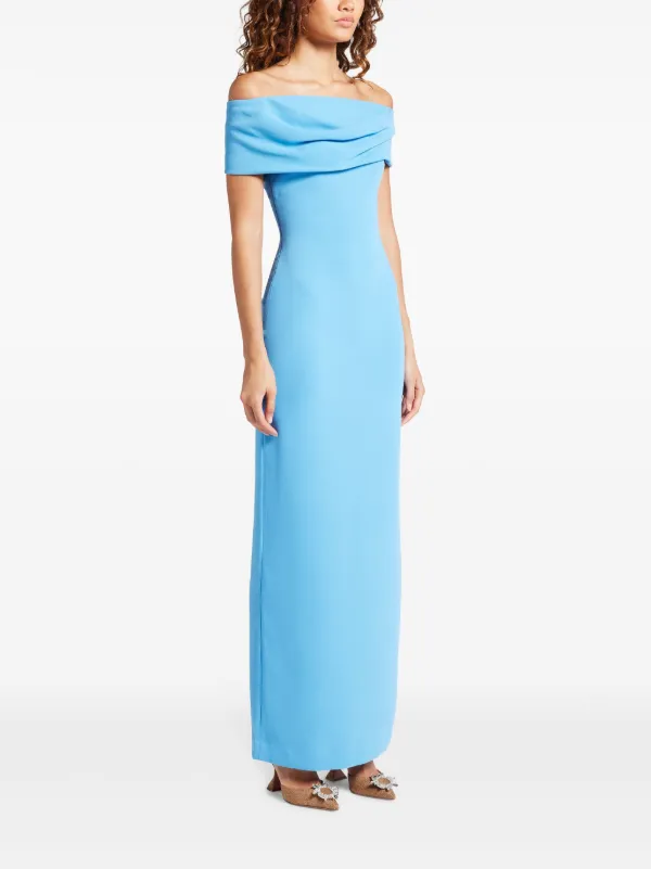 ワンピース SOLACE LONDON Women Mid Skirts OS36025 IRBLU BLUE Solace London Eva Maxi Dress | Blue | FARFETCH