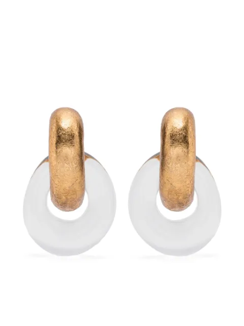 Monies sculpted drop earrings 