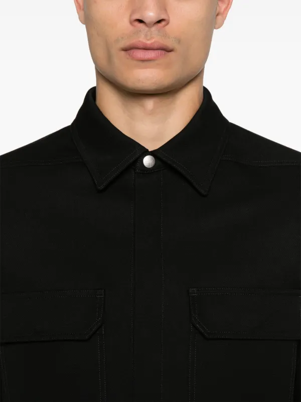 Rick Owens x Bonotto クロップド シャツ | ブラック | FARFETCH JP Rick Owens x Bonotto クロップド シャツ | ブラック | FARFETCH JP
