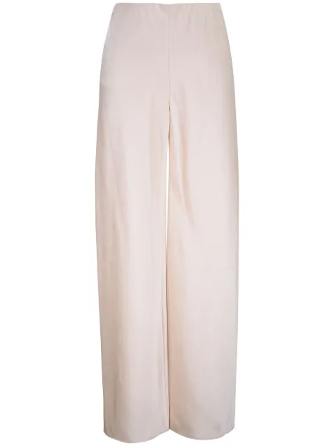 Vince high-waisted satin trousers