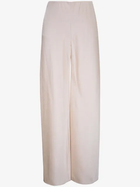Vince high-waisted satin trousers