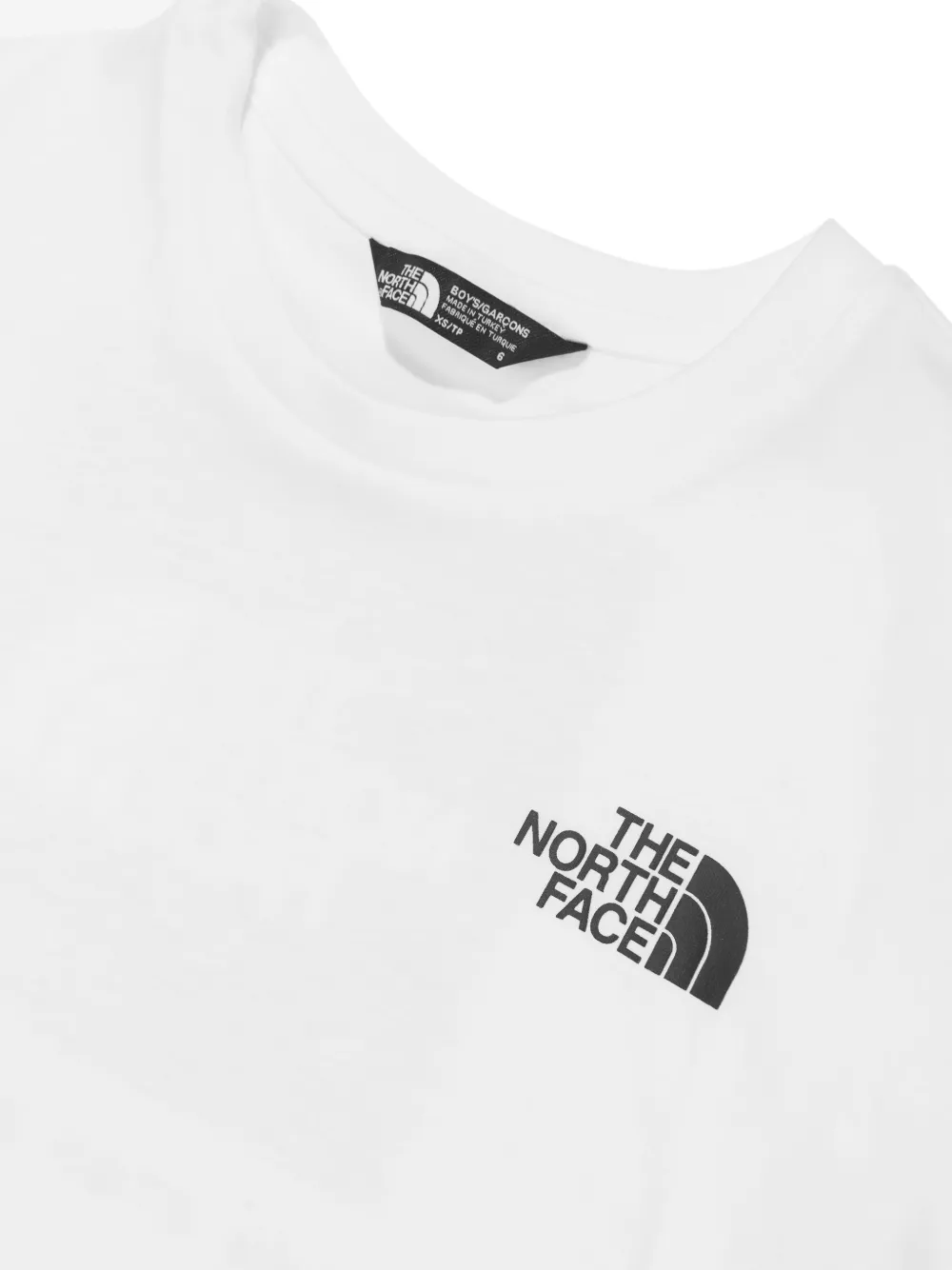 The North Face Kids T-shirt met logoprint Wit
