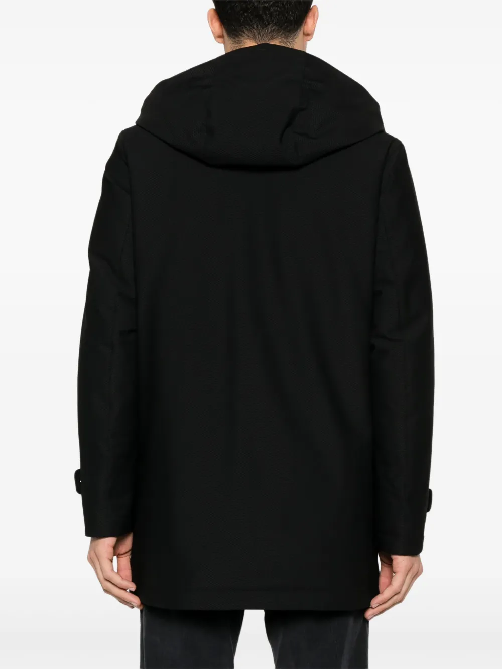 Herno Jas met capuchon Zwart