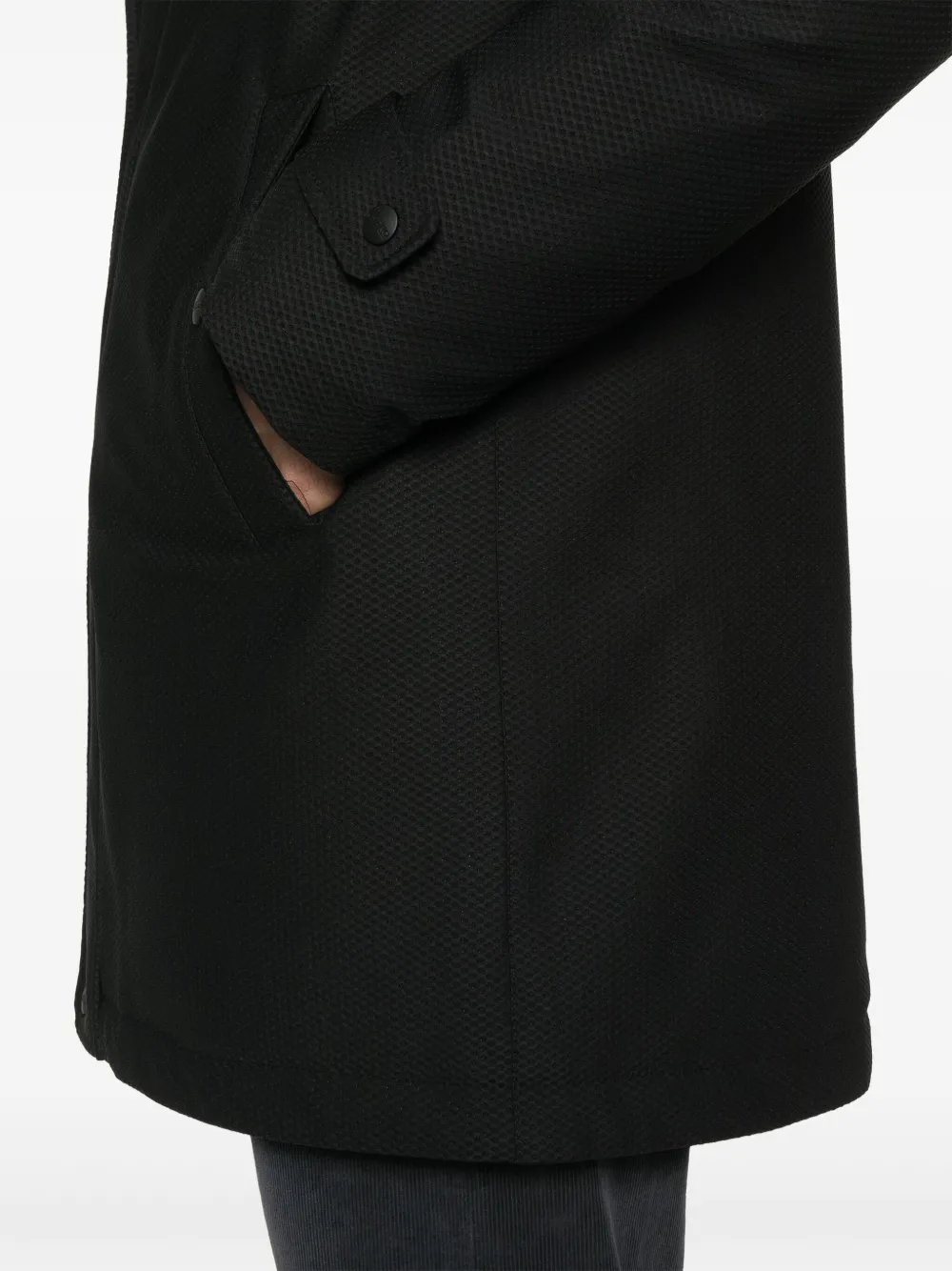 Herno Jas met capuchon Zwart