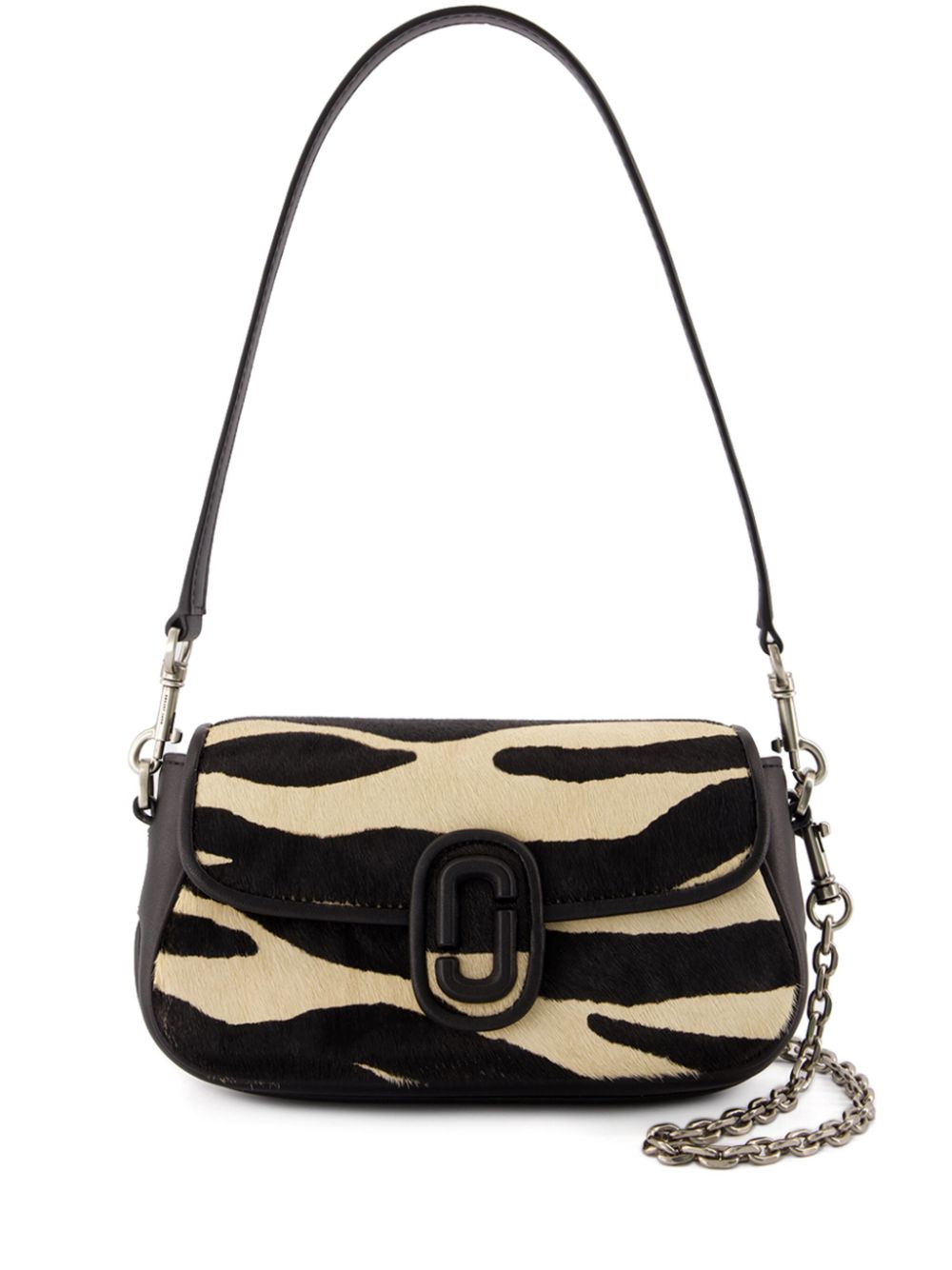 Marc Jacobs zebra-print shoulder bag - Black