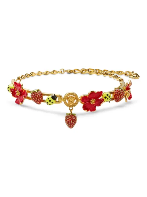 Versace Strawberry Garden choker necklace