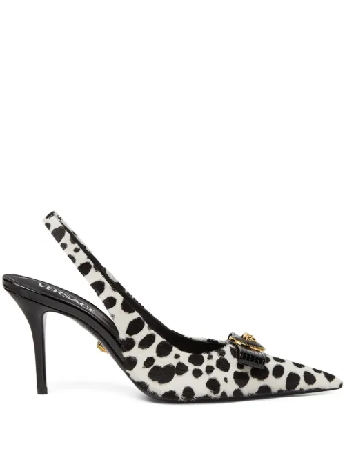 Escarpins Dalmatian Gianni Ribbon 85 mm - Versace - Modalova