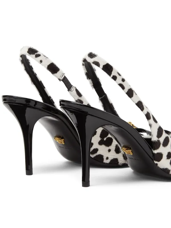 Versace Gianni Ribbon 85mm パンプス | ホワイト | FARFETCH JP