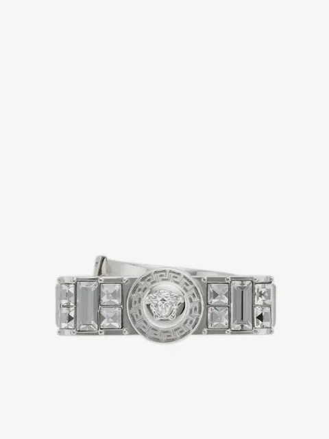 Versace anillo Gianni Ribbon con cristal